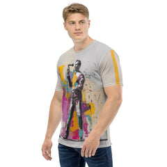 Geometric Harmony All-Over Print Men's Crew Neck T-Shirt