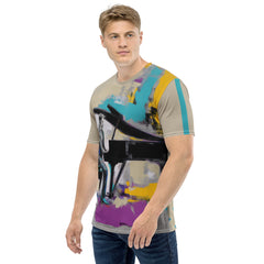 Muted Tones All-Over Print Men's Crew Neck T-Shirt