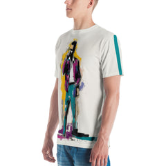 Abstract Illusion All-Over Print Men's Crew Neck T-Shirt