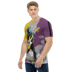 Elegance in Simplicity Abstract Men's Crew Neck T-Shirt