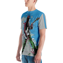 Tranquility in Patterns Abstract Men's Crew Neck T-Shirt