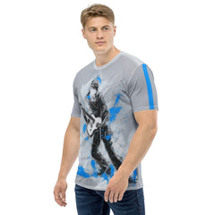 Whispering Leaves Abstract Men's Crew Neck T-Shirt