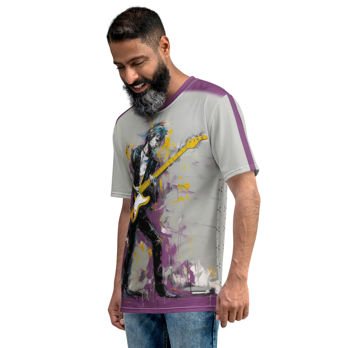 Artistry in Nature Minimalist Men's Crew Neck T-Shirt