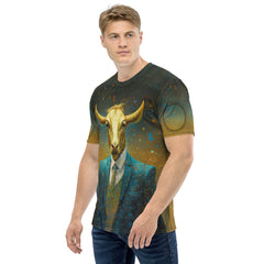 Rockstar Bull All-Over Print Men's Crew Neck T-Shirt