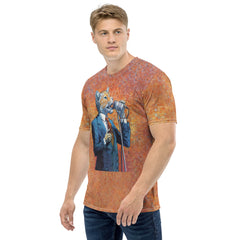 Explorer Elephant All-Over Print Men's Crew Neck T-Shirt