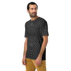 Satin Serenity Texture Men's Crewneck Tee