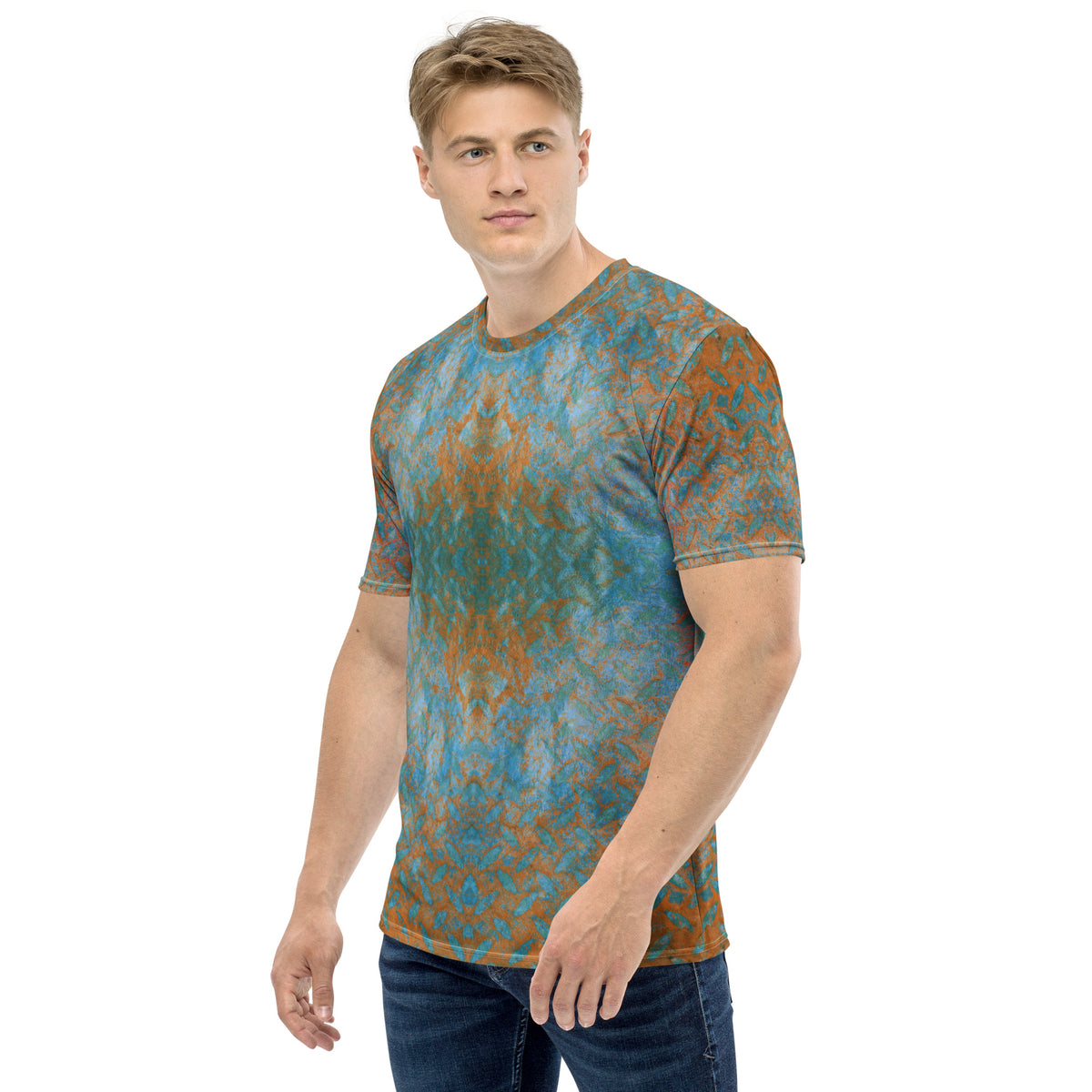 Organic Odyssey Texture Men's Crewneck Tee