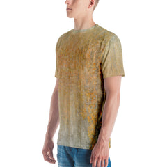 Bamboo Bound Texture Men's Crew Neck T-Shirt