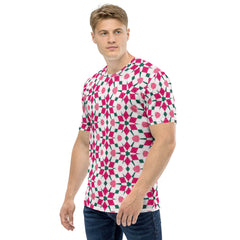 Kaleidoscope Mosaic Men's Crew Neck T-Shirt