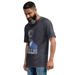 Suave Penguin Gentleman All-Over Print Men's T-Shirt