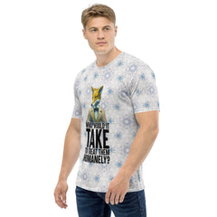 Gracious Giraffe Scholar All-Over Print Men's T-Shirt