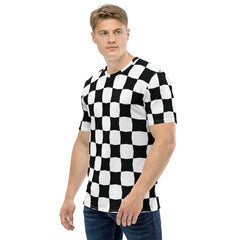 Geometric Precision Men's Crew Neck T-Shirt