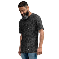 Floral Kaleidoscope Men's Crew Neck T-Shirt