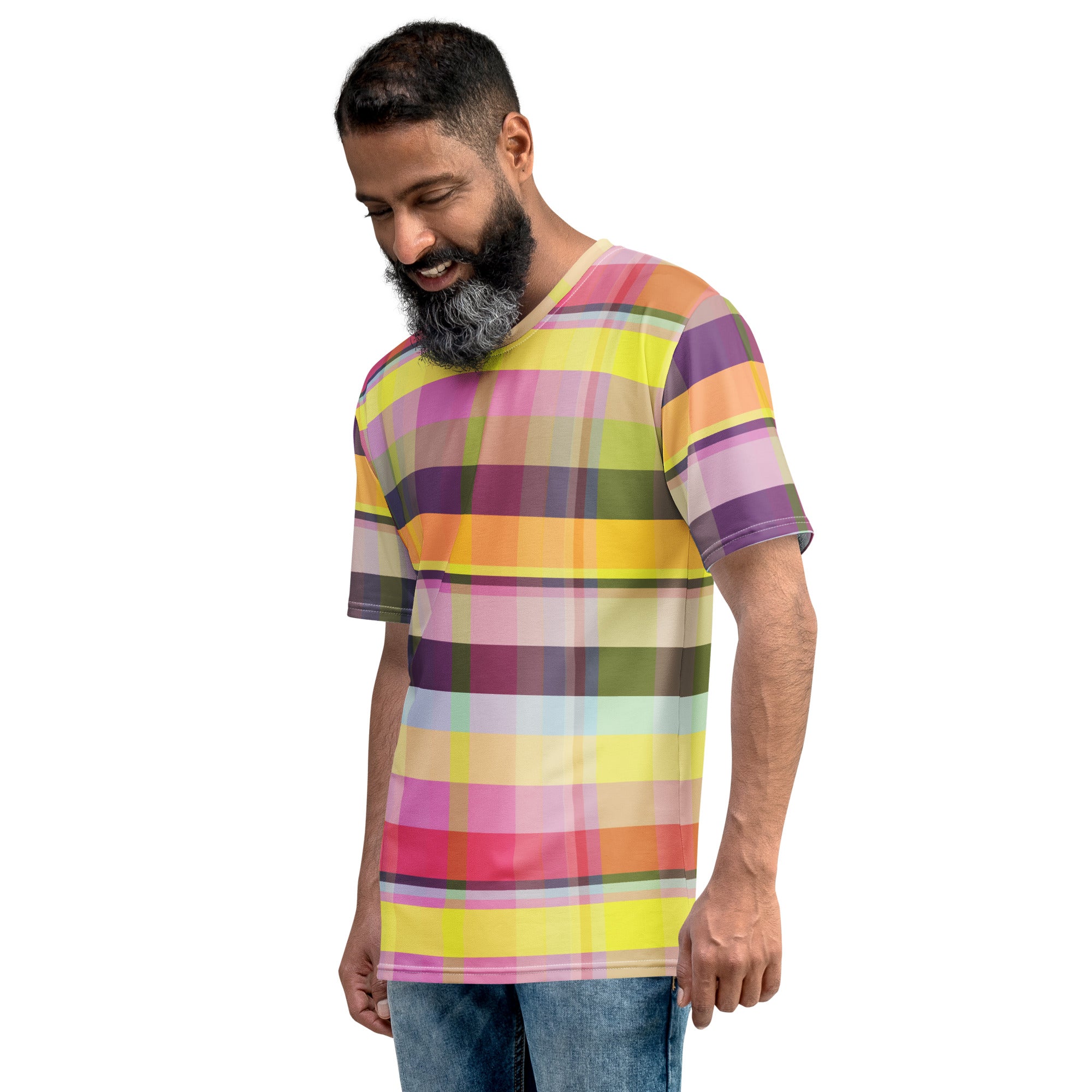 Step into a world of color with our Neon Dreams Men's Tee, designed for those who love to express themselves in neon.