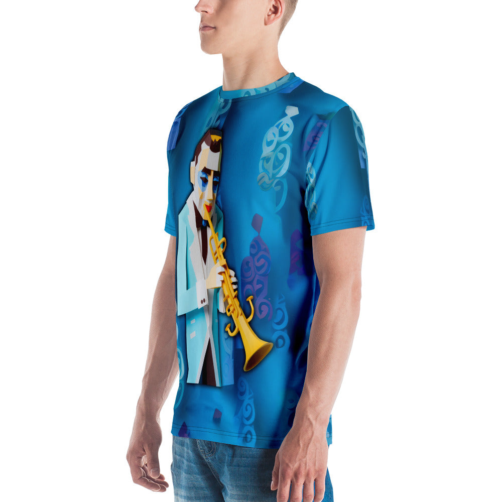 Drumbeat Vibration men's t-shirt in casual styling.