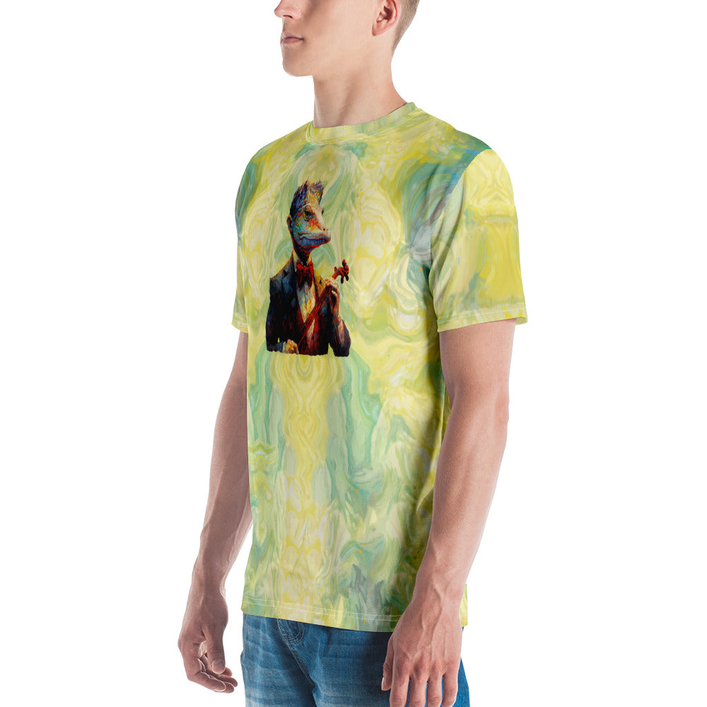 Stylish and imaginative Galactic Giraffe Space Explorer men's t-shirt.