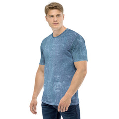 Unique Rainbow Ripple design on a soft and comfortable men's tee