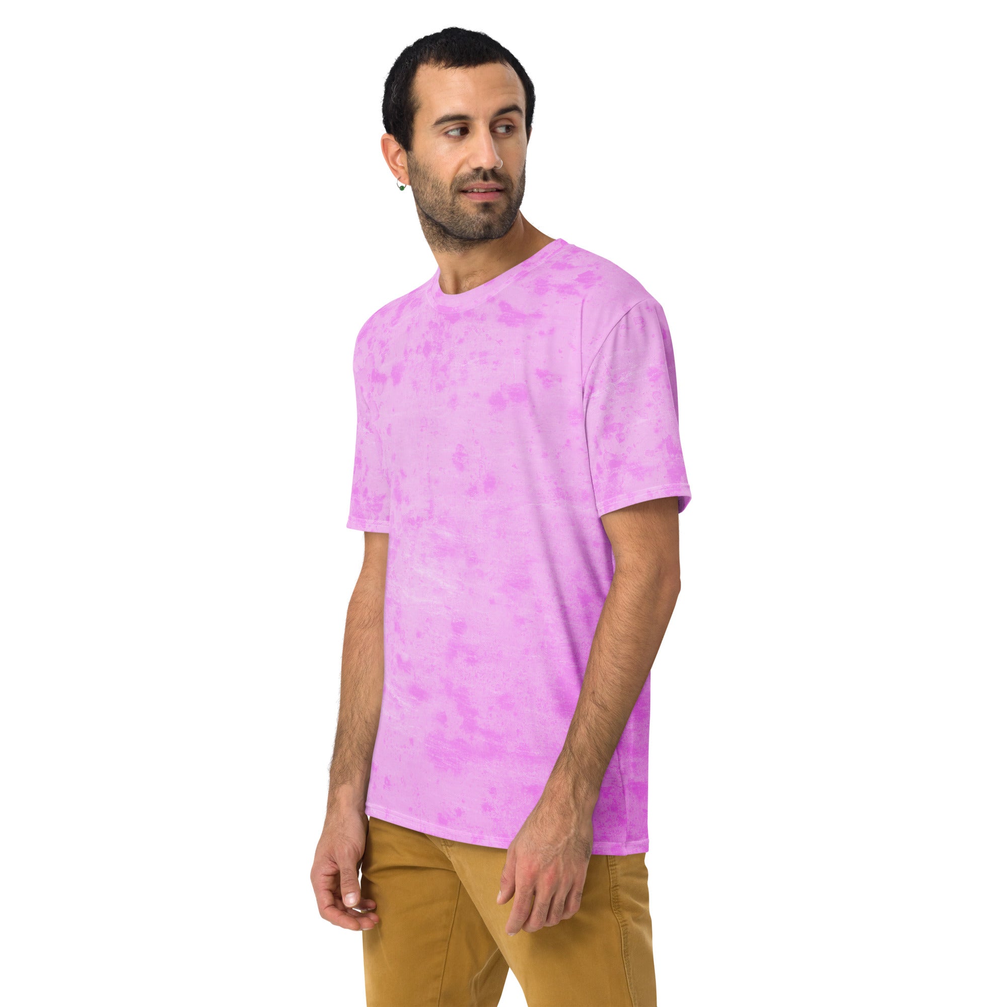 Colorful and dynamic Psychedelic Burst artwork on a comfortable men's tee
