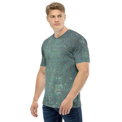 Eye-catching Kaleidoscope patterns on a comfortable men's tee