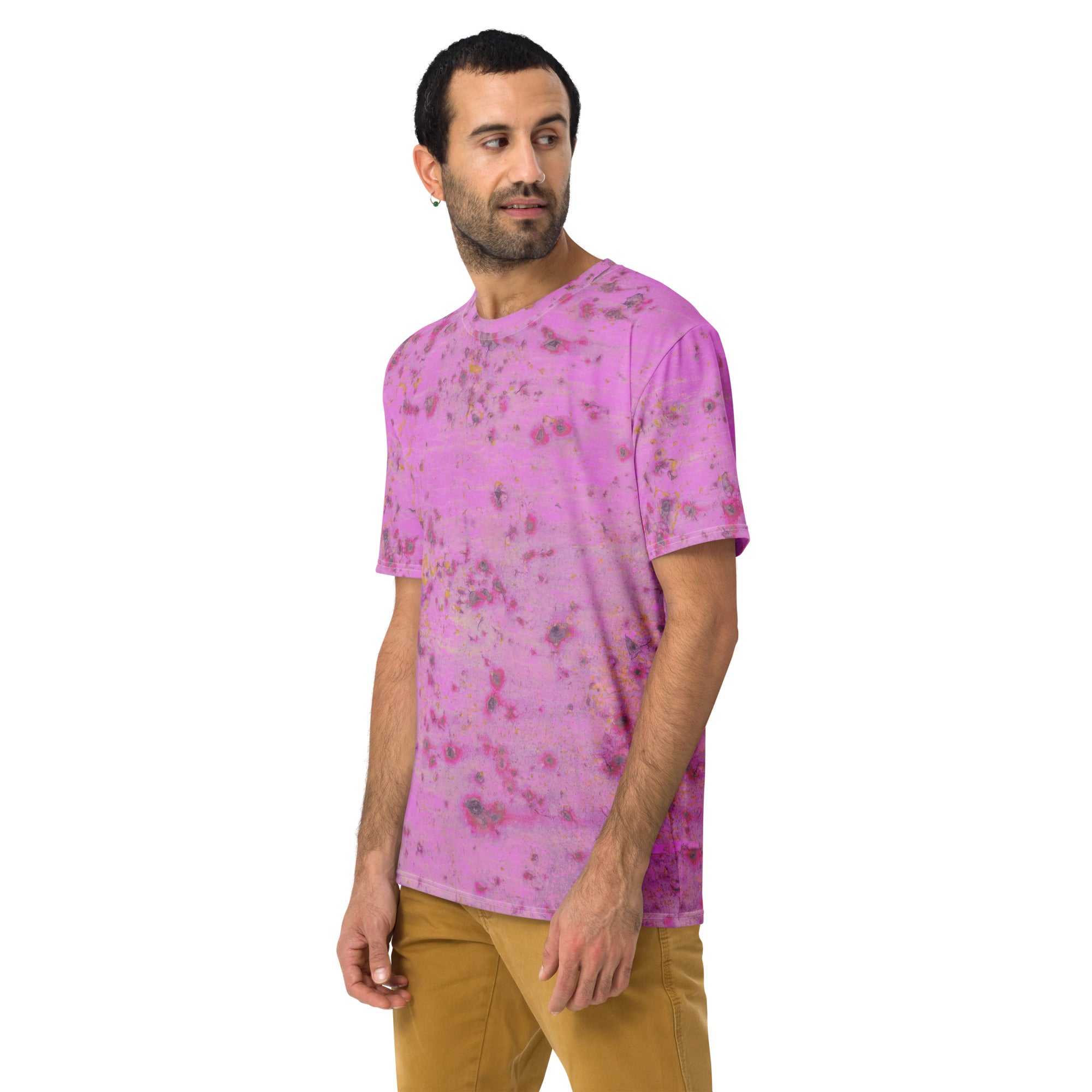 Colorful and stylish Spectrum Swirl Men's T-Shirt for casual wear