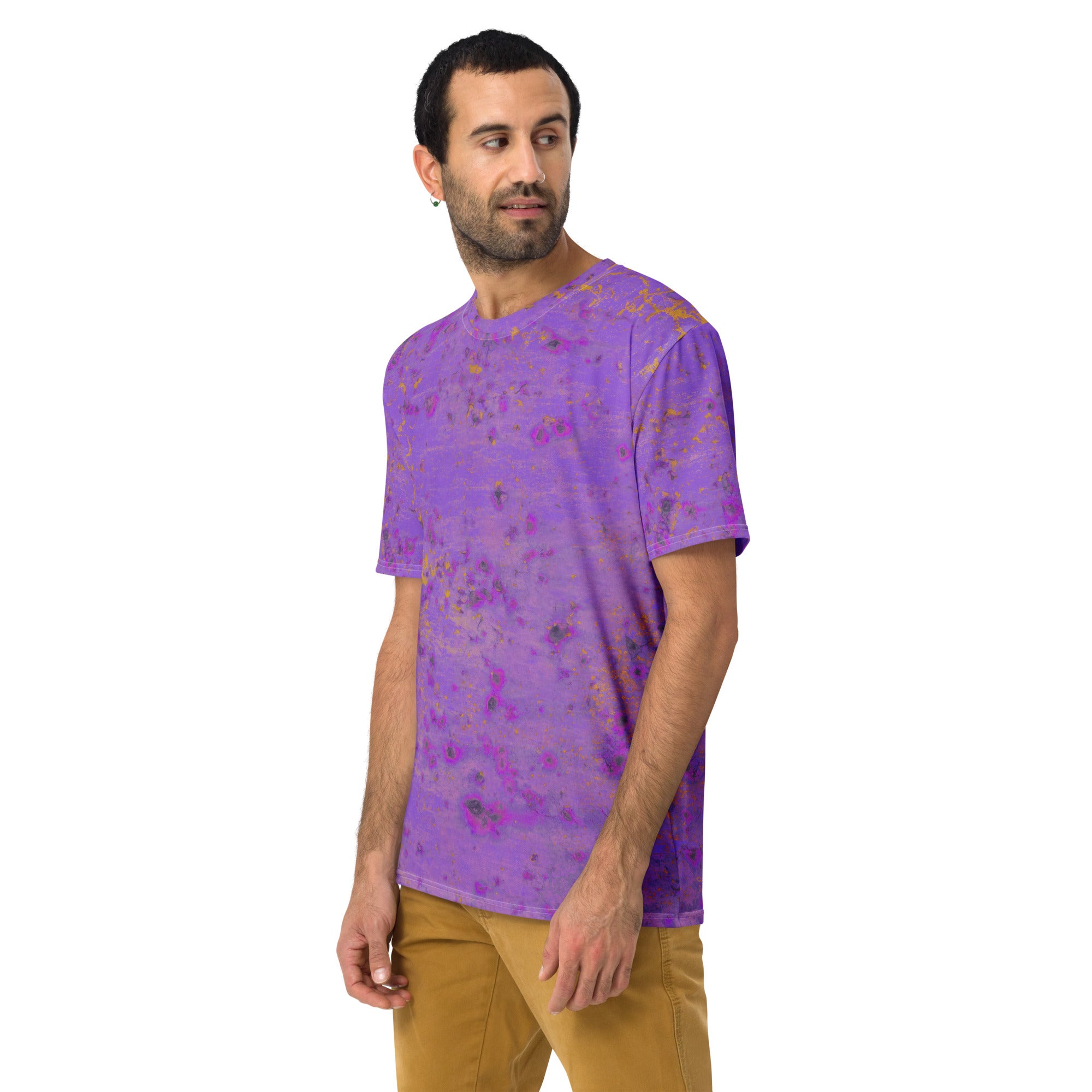 Colorful Kaleidoscope Carnival Men's T-Shirt for a vibrant look