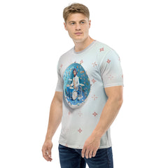 Comfortable and Unique Origami Serenity Crew Neck T-Shirt for Men