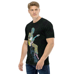 Wildflower Wanderlust Men's Crewneck Tee displayed on a mannequin.