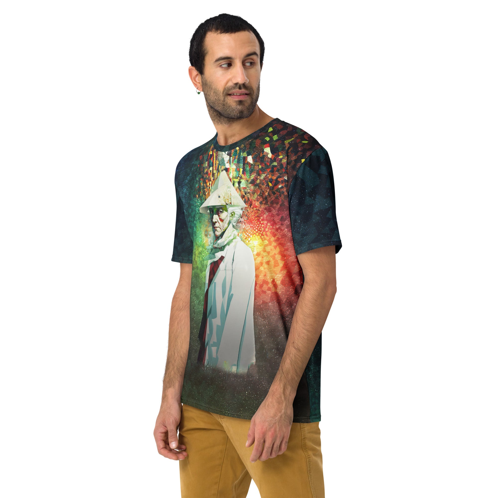 Beyond Boundaries Men's Crew Neck T-Shirt worn by model