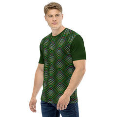 Tribal Fusion Men's Crewneck Tee styled with jeans