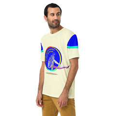 Side view of Aligned Asana Men's T-Shirt for yoga.