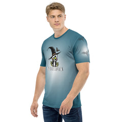 Fright Night Frenzy Men's Crew Neck T-Shirt front view
