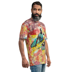 Eye-catching Surfing 1 45 Men's T-Shirt, featuring bold graphics, perfect for making a statement on or off the beach.