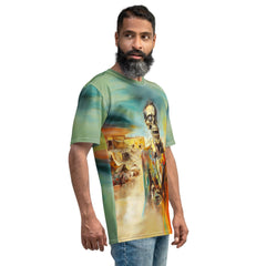 Men's Ghostly All Over Print Crew Neck Tee Hauntingly Stylish - Beyond T-shirts