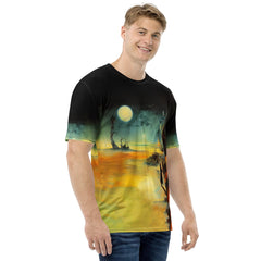 Halloween Enigma All Over Print Men's Crew Neck Tee Unravel The Mystery - Beyond T-shirts