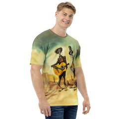 Men's Creepy Crawlers All Over Print Crew Neck Tee Unveil The Night's Secrets - Beyond T-shirts