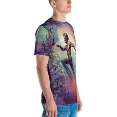 Coastal Escape All-Over Print Men's Crew Neck T-Shirt - Beyond T-shirts