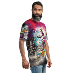 Catching Waves All-Over Print Men's Crew Neck T-Shirt - Beyond T-shirts