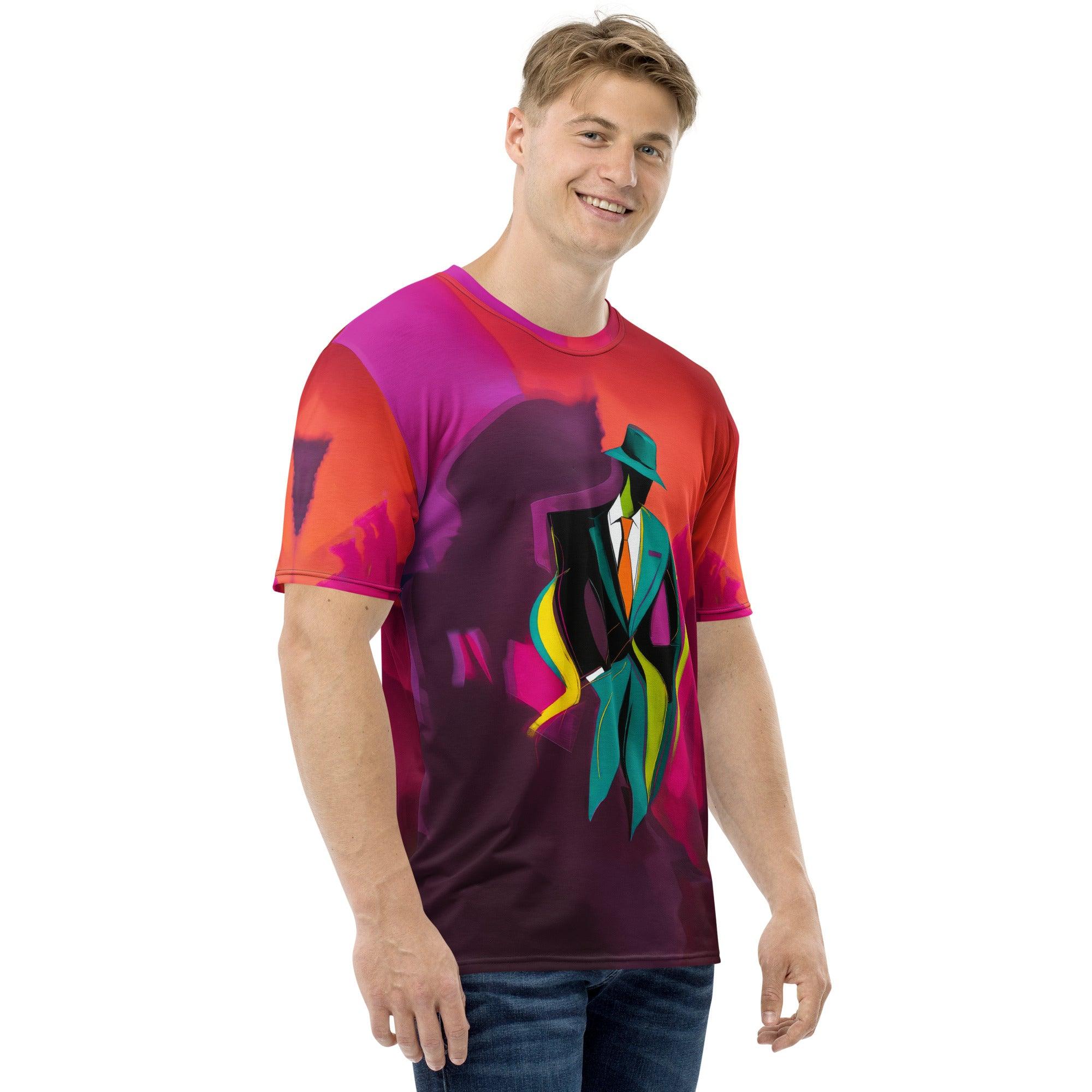 Modern Geometric All-Over Print Men's Crew Neck - Beyond T-shirts