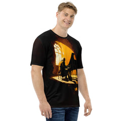 Hip-Hop Beats Men's All-Over Print Crew Neck Tee - Beyond T-shirts