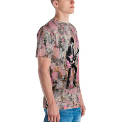 Melodic Echoes Men's All-Over Print Crew Neck T-Shirt - Beyond T-shirts