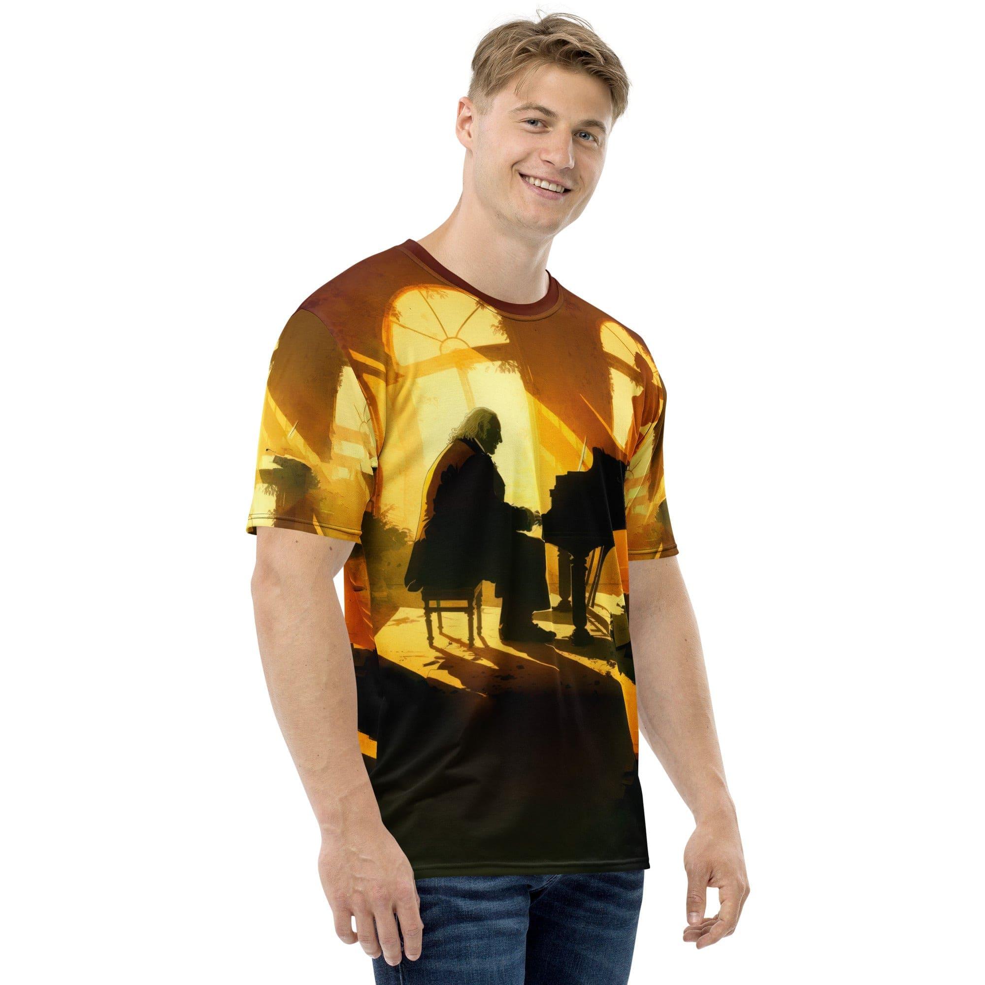 Electrifying DJ Beat Men's Music Crew Neck Shirt - Beyond T-shirts