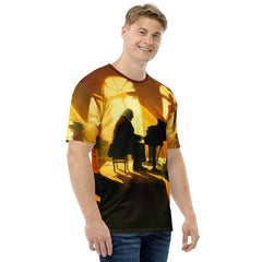 Electrifying DJ Beat Men's Music Crew Neck Shirt - Beyond T-shirts