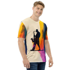 Piano Passion All-Over Print Men's Crew Neck Tee - Beyond T-shirts