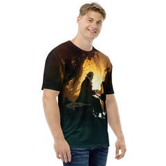 Symphonic Fusion Men's All-Over Print Crew Neck T-Shirt - Music Artistry - Beyond T-shirts