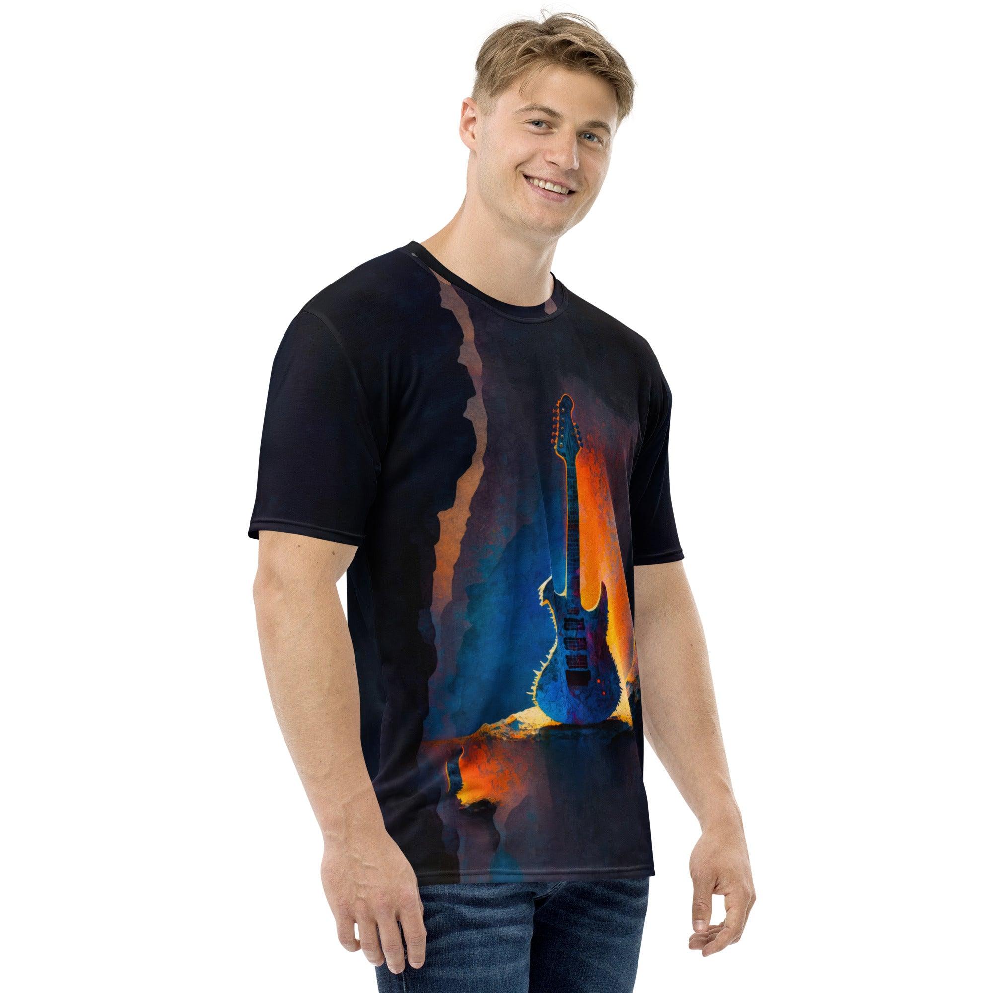 Electric Guitar Jam Session All-Over Print Men's T-Shirt - Beyond T-shirts