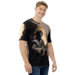 DJ Turntable Groove All-Over Print Men's T-Shirt - Beyond T-shirts