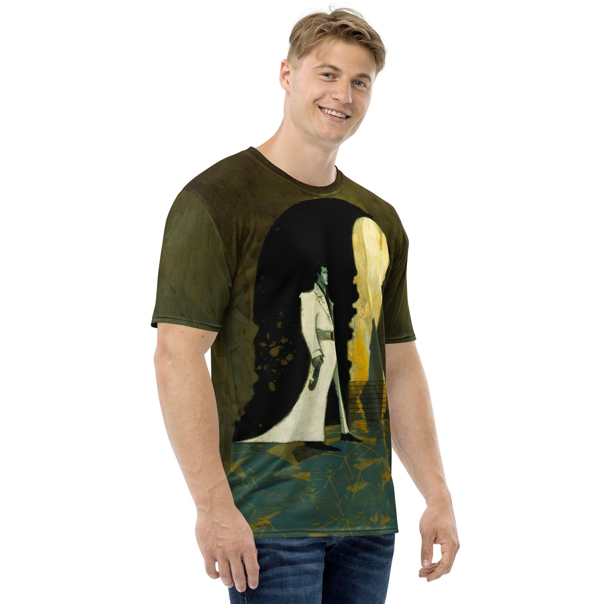 Guitar Pick Melodies All-Over Print Men's Crew Neck T-Shirt - Beyond T-shirts