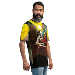 Mummy Wrap Men's Halloween Crew Neck Tee - Beyond T-shirts