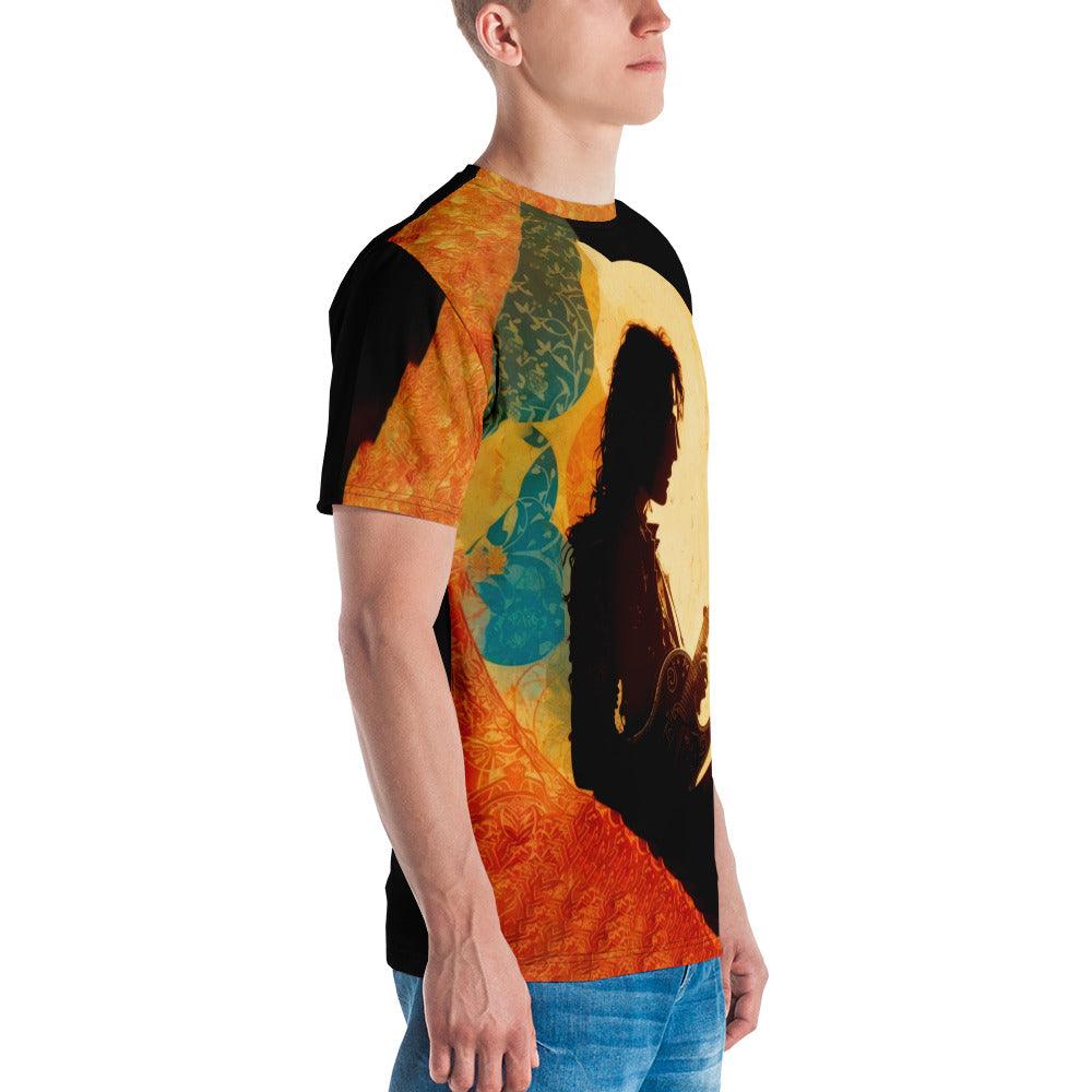 Saxophone Serenade Men's Crew Neck T-Shirt - Beyond T-shirts