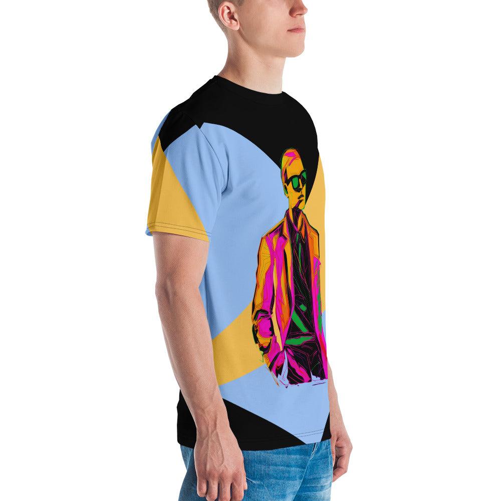 Abstract Artistry Elegance Men's All-Over Print Crew Neck T-Shirt - Beyond T-shirts